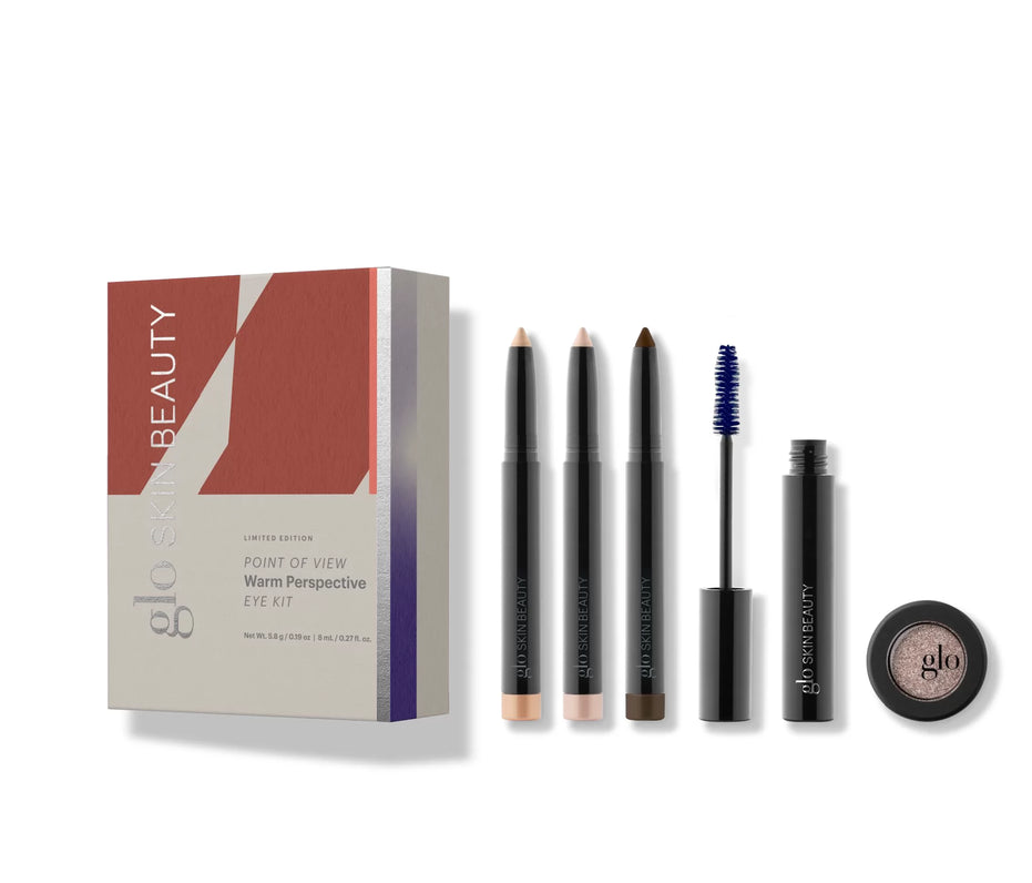GLO SKIN BEAUTY šiltų atspalvių akių makiažo rinkinys / Point of View