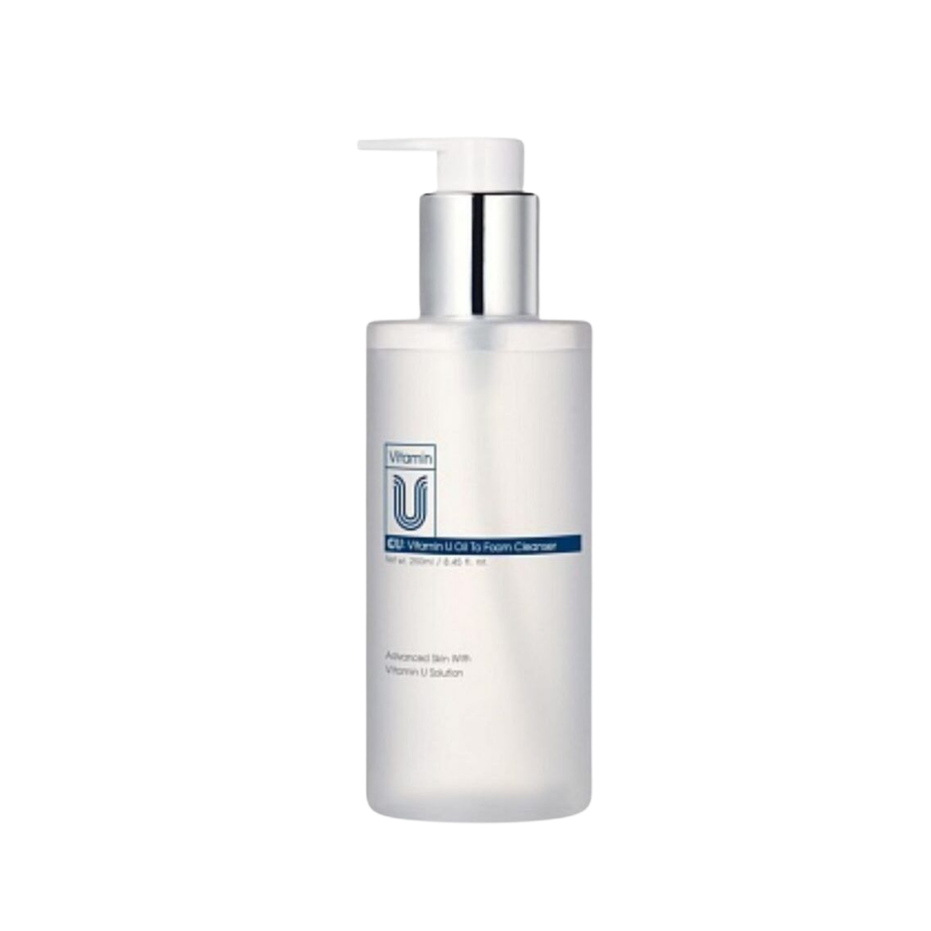 CUSKIN drėkinamasis aliejinis veido prausiklis su vitaminu U, 250 ml