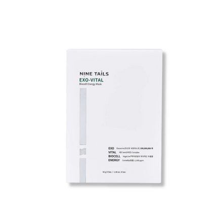 NINE TAILS intensyviai liftinguojanti drėkinamoji lakštinė kaukė, 5vnt. (42g)