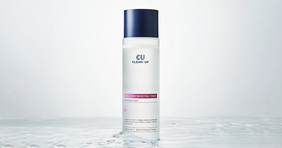 CUSKIN CLEAN-UP veido tonikas su kolagenu, visiems odos tipams, 200 ml