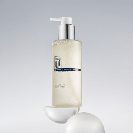 CUSKIN drėkinamasis aliejinis veido prausiklis su vitaminu U, 250 ml