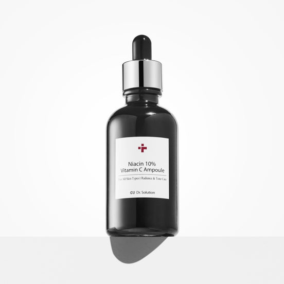 CUSKIN serumas su 10% niacinamido, vitaminu C ir hialurono rūgštimi, 50g.