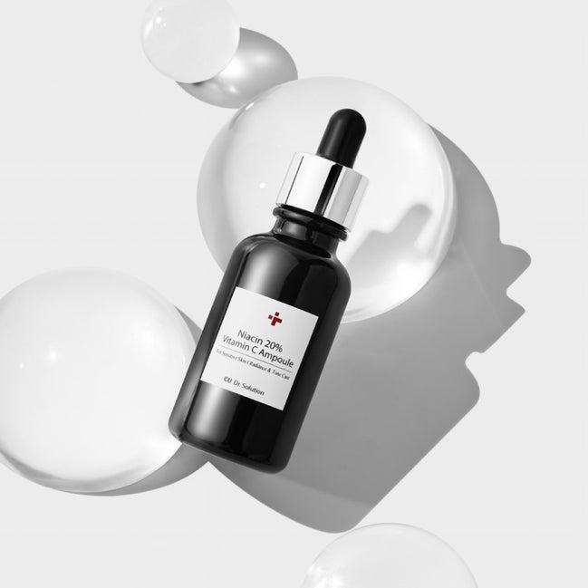 CUSKIN serumas su 20% niacinamido, vitaminu C ir hialurono rūgštimi, 30g