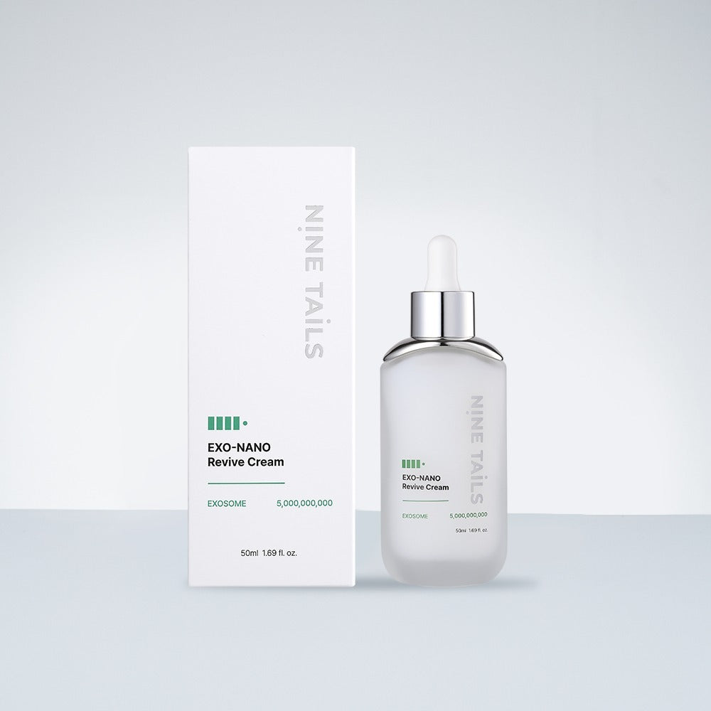 NINE TAILS nano egzosomų kremas: intensyviam drėkinimui, stangrumui, barjero stiprinimui, 50ml