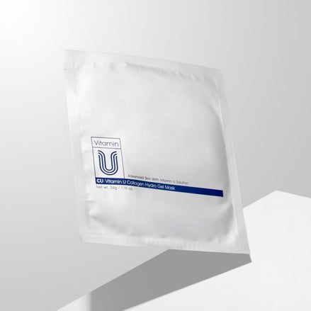 CUSKIN dvigubo poveikio hidrogelio kaukė odos stangrinimui ir švytėjimui, 34g.