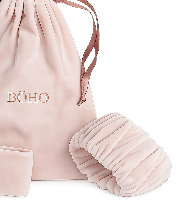 BŌHO kosmetinė, galvos juosta ir riešinės