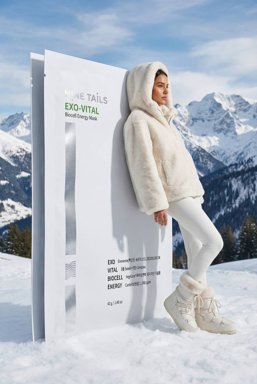 NINE TAILS intensyviai liftinguojanti drėkinamoji lakštinė kaukė, 5vnt. (42g)