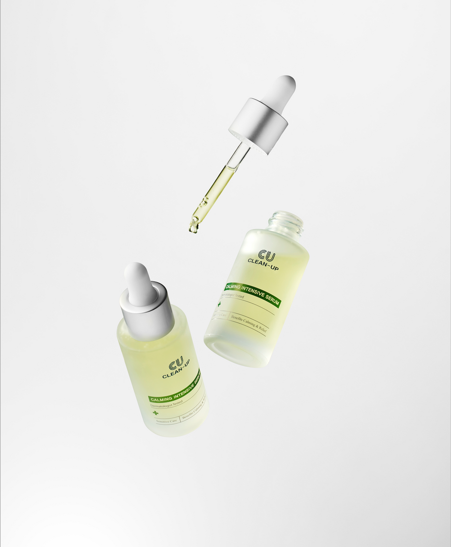 CUSKIN CLEAN-UP intensyviai raminantis veido serumas su vitaminu K, 30ml