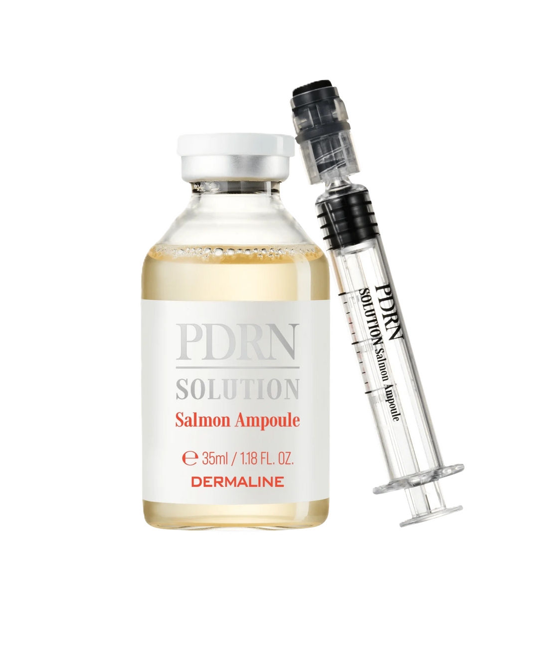 DERMALINE PDRN SOLUTION SALMON AMPOULE dvigubo poveikio regeneruojanti ir stangrinanti ampulė su PDRN