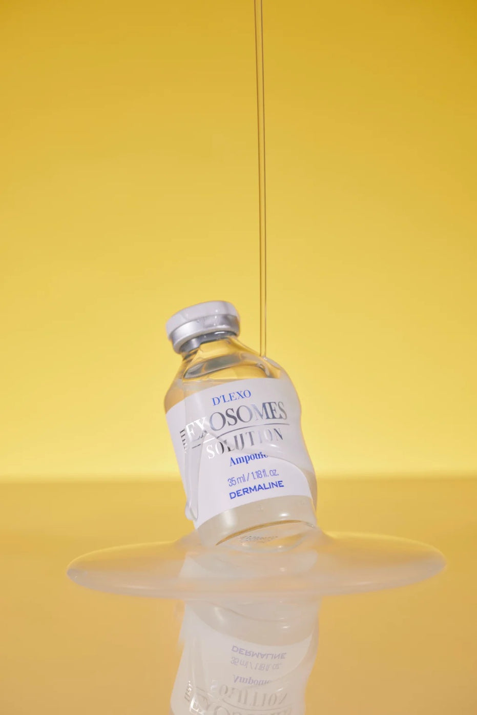 DERMALINE D’LEXO MILK EXOSOMES SOLUTION AMPOULE su egzosomom, azijine centele ir adenozinu, 35 ml