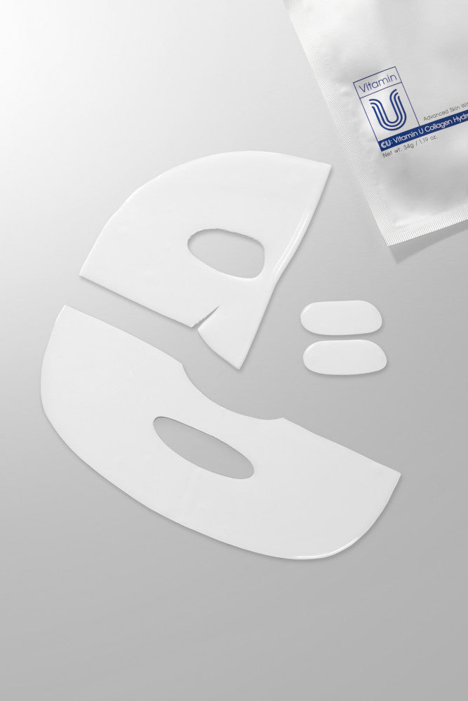 CUSKIN dvigubo poveikio hidrogelio kaukė odos stangrinimui ir švytėjimui, 34g.