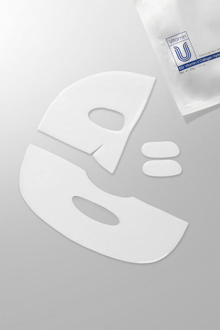 CUSKIN dvigubo poveikio hidrogelio kaukė odos stangrinimui ir švytėjimui, 34g.