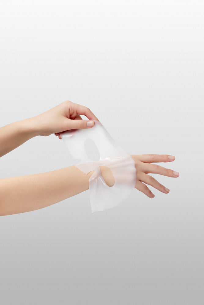 CUSKIN dvigubo poveikio hidrogelio kaukė odos stangrinimui ir švytėjimui, 34g.