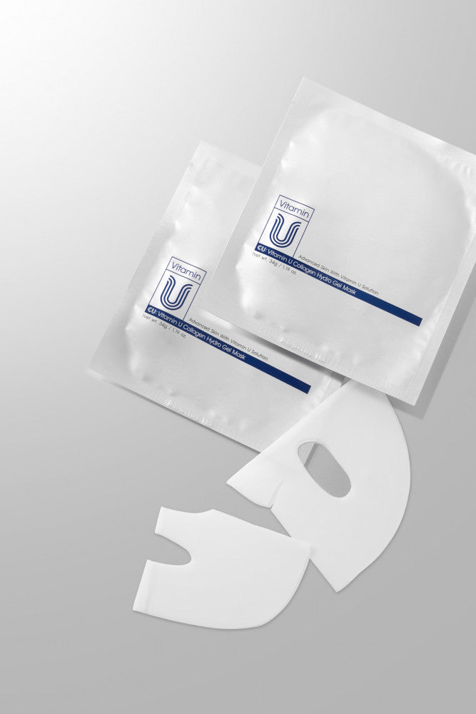 CUSKIN dvigubo poveikio hidrogelio kaukė odos stangrinimui ir švytėjimui, 34g.