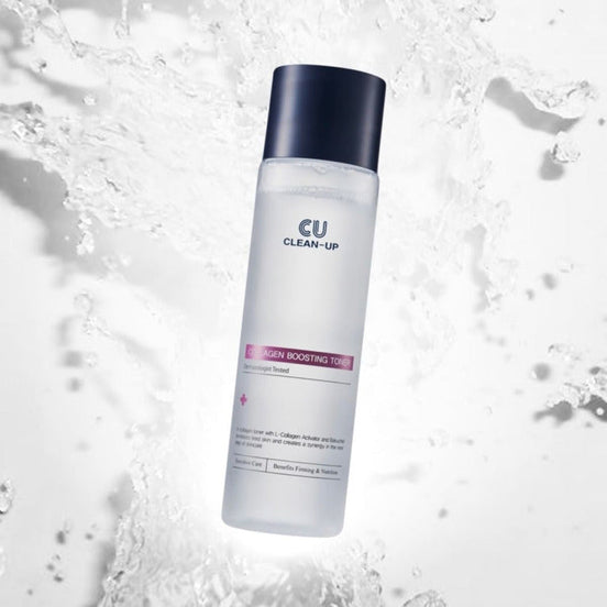 CUSKIN CLEAN-UP veido tonikas su kolagenu, visiems odos tipams, 200 ml
